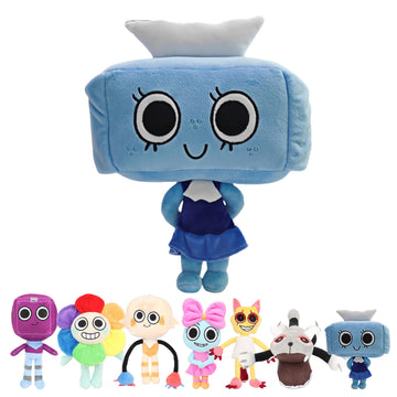 CUIGSRO Dandy's World Plush, 9.85'' Dandy World Tisha Plush Toys for Fans and Friends(Blue)