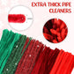 Sinload 290 Pcs Pipe Cleaners Flower Bouquet Craft Kit for DIY Bouquet with Tutoria and Flower Wrapping Paper Fluffy Pipe Cleane