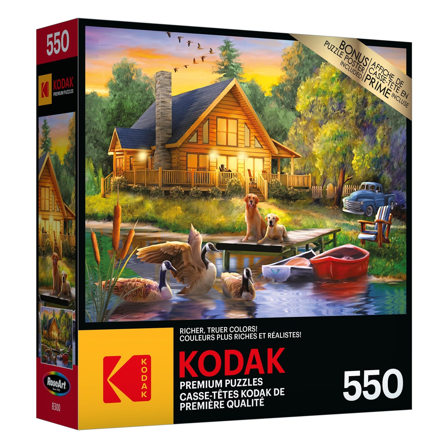 Roseart - Kodak Premium - Guardians Of The Lake - 550 Piece Jigsaw Puzzle For Adults