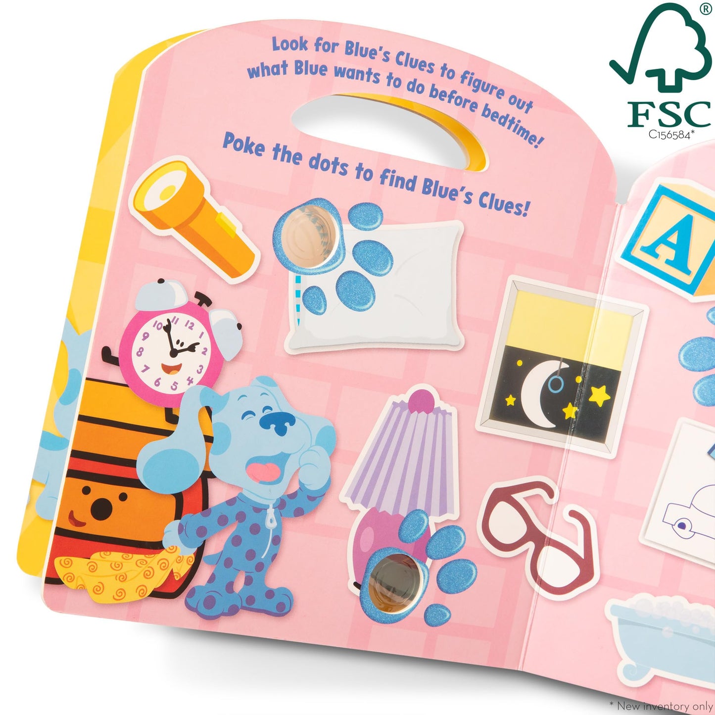 Melissa & Doug Poke-A-Dot Children's Book - Shapes with Blue, Multi, 8"x7"x0.75", Model 33006, FSC Certified