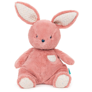 Gund Baby Oh So Snuggly Bunny Stuffed Animal, Bunny Toddler Toy, Dusty Rose Pink, 12.5''
