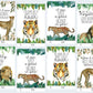 Silly Goose Gifts Wild Jungle Cat Themed Valentines Day Card For Kids School Classroom Exchange (Set Of 24) Tiger Lion Leopard C