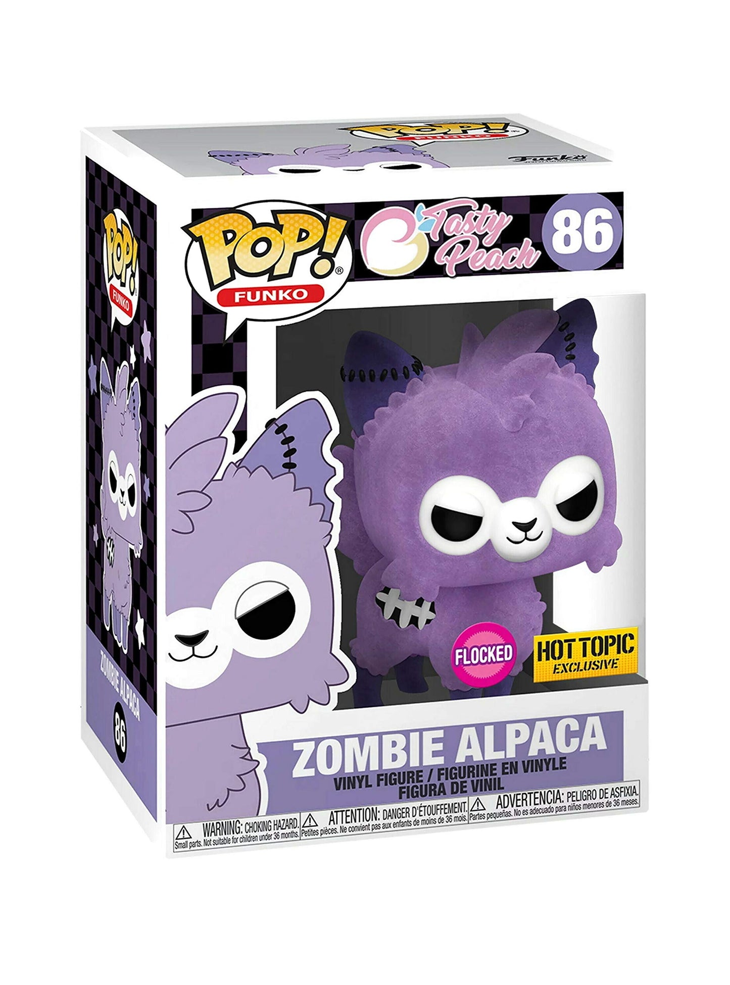 Funko Pop! Tasty Peach #86 - Zombie Alpaca Flocked Exclusive