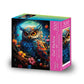 Majestic Value Brand 500 Piece mature-themed Puzzle of a Colorful Mystical Owl