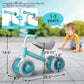 AmazingJoy Toddler Toys for 1 Year Old Boys Girls First Birthday Gifts Age 1-2,Colorful Lighting Baby Balance Bike No Pedal 4 LE