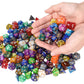 DND Double-Colors Polyhedron Dice Set for Dungeons and Dragons D&D RPG MTG Table Games D4 D6 D8 D10 D% D12 D20 25 Colors Dice wi