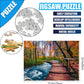 Rechiato Jigsaw Puzzles For Adults, National Parks Puzzle 2 Pack 1000 Pieces, General Sherman Tree & Wooden Long Bridge In Plitvice, Challenging Puzzle Perfect For Family Activity Game Nights Gifts