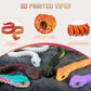 Binvin 3D Printed Animals-Snake Viper,3D Printed Snake Toys 3D Printed Articulated Snake 3D Printed Animals Animal Model Ornamen