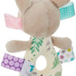 Taggies Embroidered Soft Ring Rattle, Flora Fawn