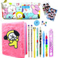 Neel Bt21 Stationery Gift Set For Kids Christmas Gift Designer School Stationery Fur Diary Pen Pencil Eraser For Kids Birthday 