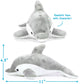 Tigerhart Dorian The Dolphin - 11 Inch Dolphin Stuffed Animal Plush