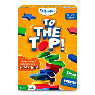 Skillmatics Board Game - To The Top, Matching & Balancing Game With A Twist, Match Colors & Shapes, Gifts & Fun Family Friendly 