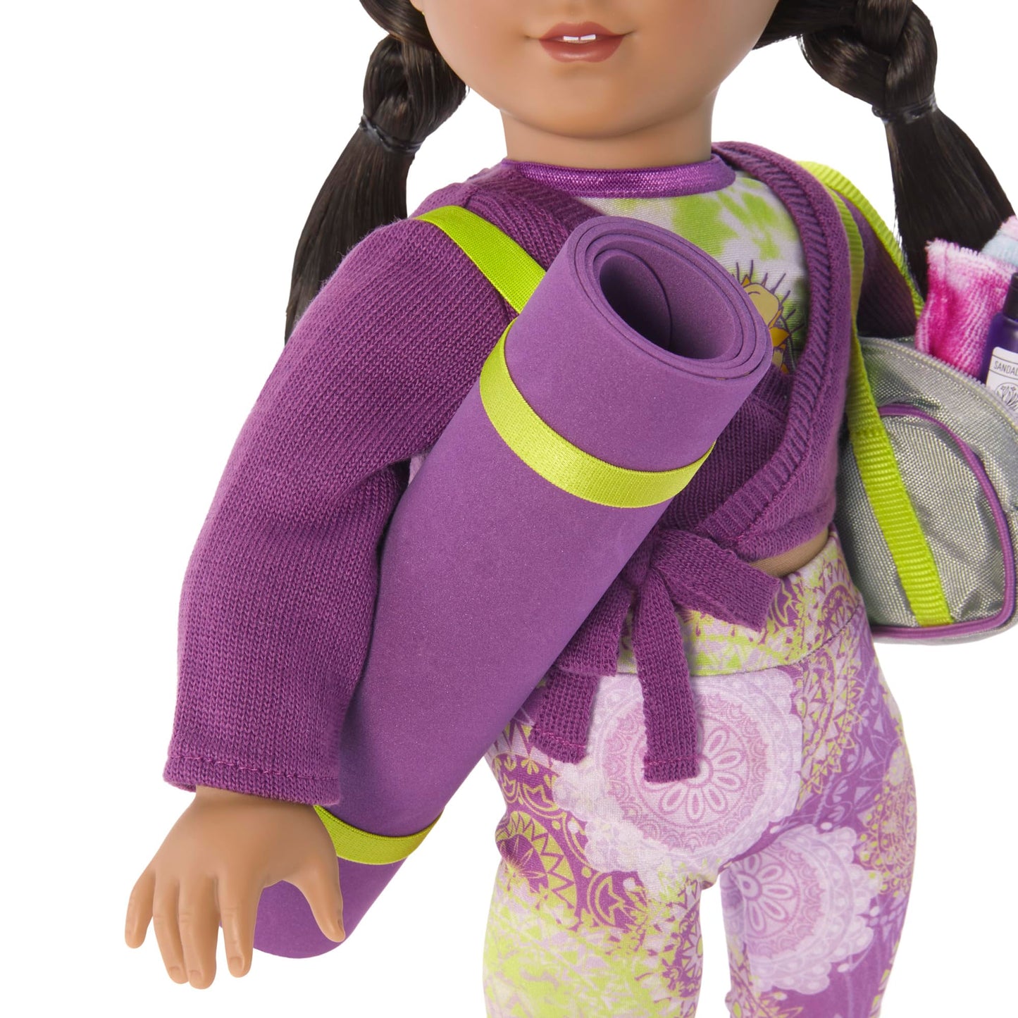 American Girl Girl Of The Year Kavi Sharma 18-Inch Doll Yoga Accessories Featuring 6 Pieces For Ages 8+