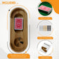 Premium Oak Cribbage Board Game Set -Unique Cribbage Board Includes Playing Cards, Metal Cribbage Pegs, Instructions, & More - B