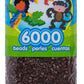 Perler Beads Fuse Beads for Crafts, 6000pcs, Dark Brown