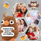 Lestp Funny Gifts Women Positive Owl Emotional Support Crochet Nuggets Pickle Plush Partner Cute Birthday Gift Gag Metal Health