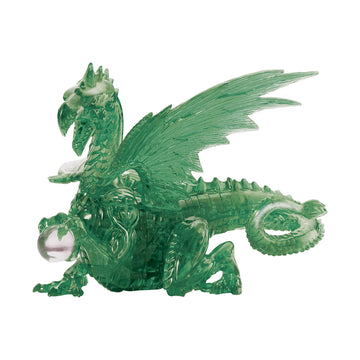 3D Crystal Puzzle - Dragon (Green): 56 Pcs