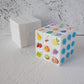 FOIBURELY 3x3 Blank Magic Cube Puzzle - White DIY Toy for Brain Teasers and Skill Development