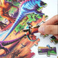 Jigsaw Puzzles For Kids Ages 6-8 8-10-Dinosaur Puzzle 200 Pieces Relax Kids Puzzles Ages 6-8 10-12 -Learning Educational Toys Gi