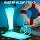 Hanaive 300 Pcs Glow Sticks Bulk 8 Inch Glow in the Dark Party Favors Neon Bracelets and Necklaces Light up Sticks with Connecto
