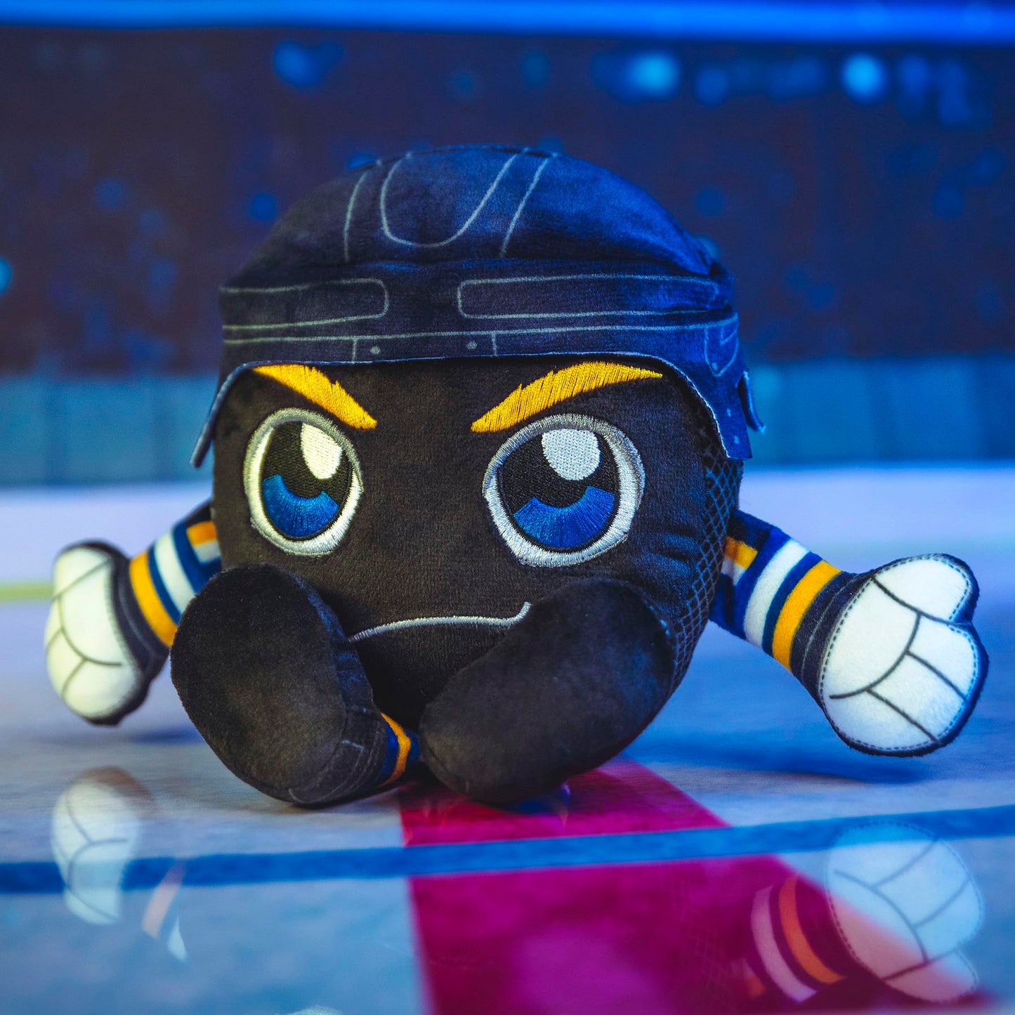 Bleacher Creatures St. Louis Blues 8'' Nhl Kuricha Hockey Puck Sitting Plush - Soft Chibi Inspired Plush