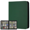 Trading Card Binder 12 Pocket  GERMUN PU Cover Card Binder for 720 Cards  enhanced Trading Card Holder Folders  Double Sided Pocket Card Album for MTG  TCG (Dark Green)