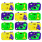 Playbees Toy Camera for Kids - 12 Pack - Wild One Party Favors Camera Toy for Childrens Pretend Play Prop with Images in Viewfin