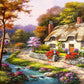 Anatolian 500 Piece Jigsaw Puzzle - Spring Cottage, Multicolor, Model #3577, Cardboard