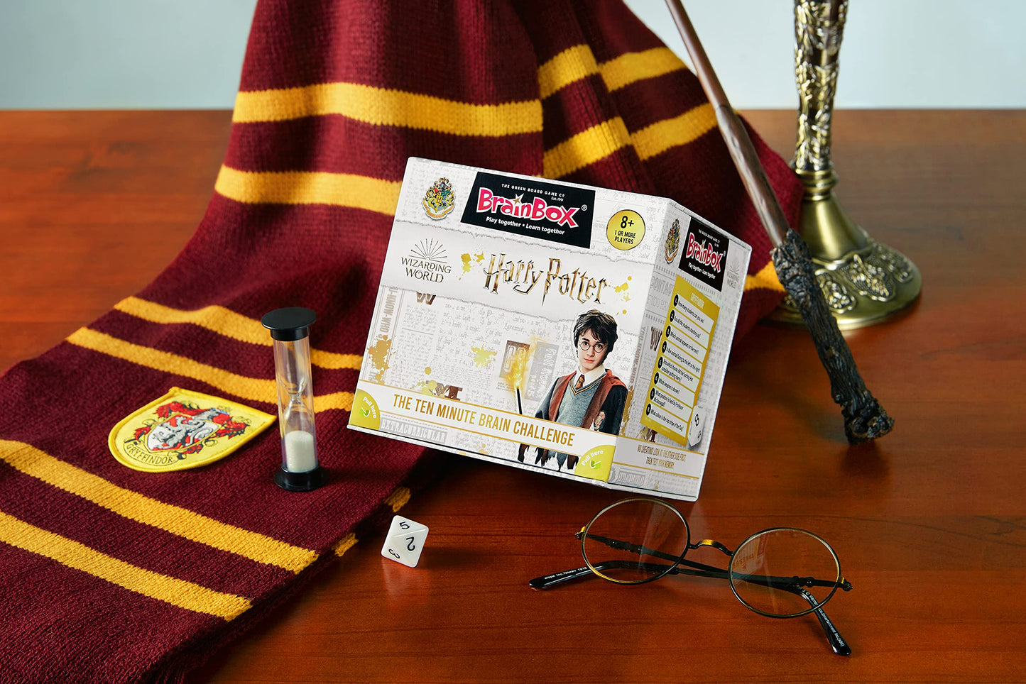 Asmodee Brainbox Harry Potter Card Game | Fun & Educational | Ages 8+ | 1+ Players | 10 Min Playtime | Mixed Material