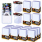Homthy 400 Count Toploaders Card Sleeves And 400 Count Clear Soft Sleeves For Trading Card, Protective Sleeves Holder Fit For Stardard Cards, Baseball Card, Sports Cards, Mtg, Yugioh