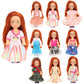 Barwa 6Pcs 4 Inch Doll Clothes Fashion Dresses Outfit For 4 Inch Doll 5 Inch Doll