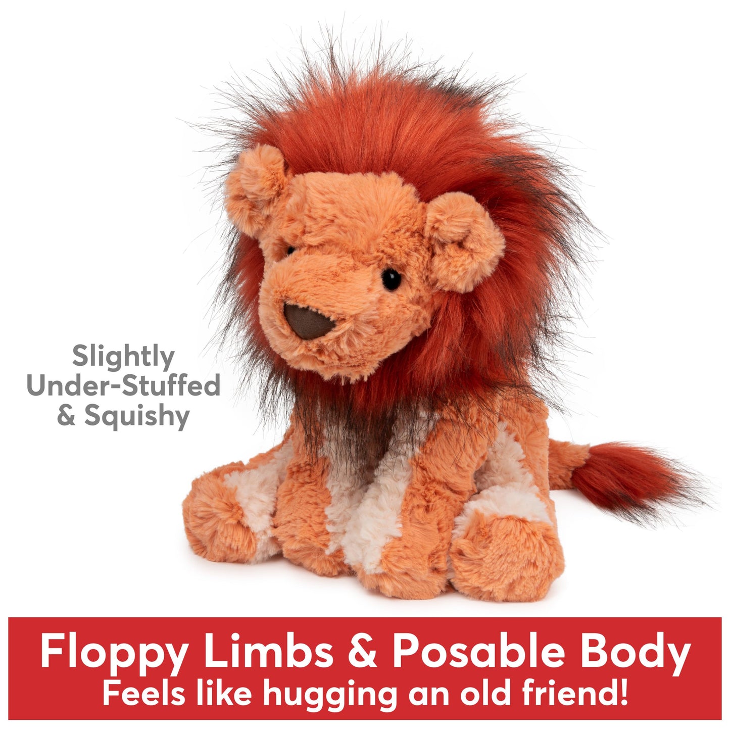 Cozys Lion 10 Inch Animal Plush