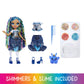Rainbow High Rainbow Shimmers With Slime - Skyler, Blue 11    Fashion Doll, Create A Rainbow Doll, Slime Kit, Pet Bunny, Kids Gi