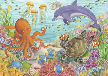 Ravensburger Ocean Friends 35 Piece Jigsaw Puzzle For Kids - Every Piece Is Unique, Pieces Fit Together Perfectly