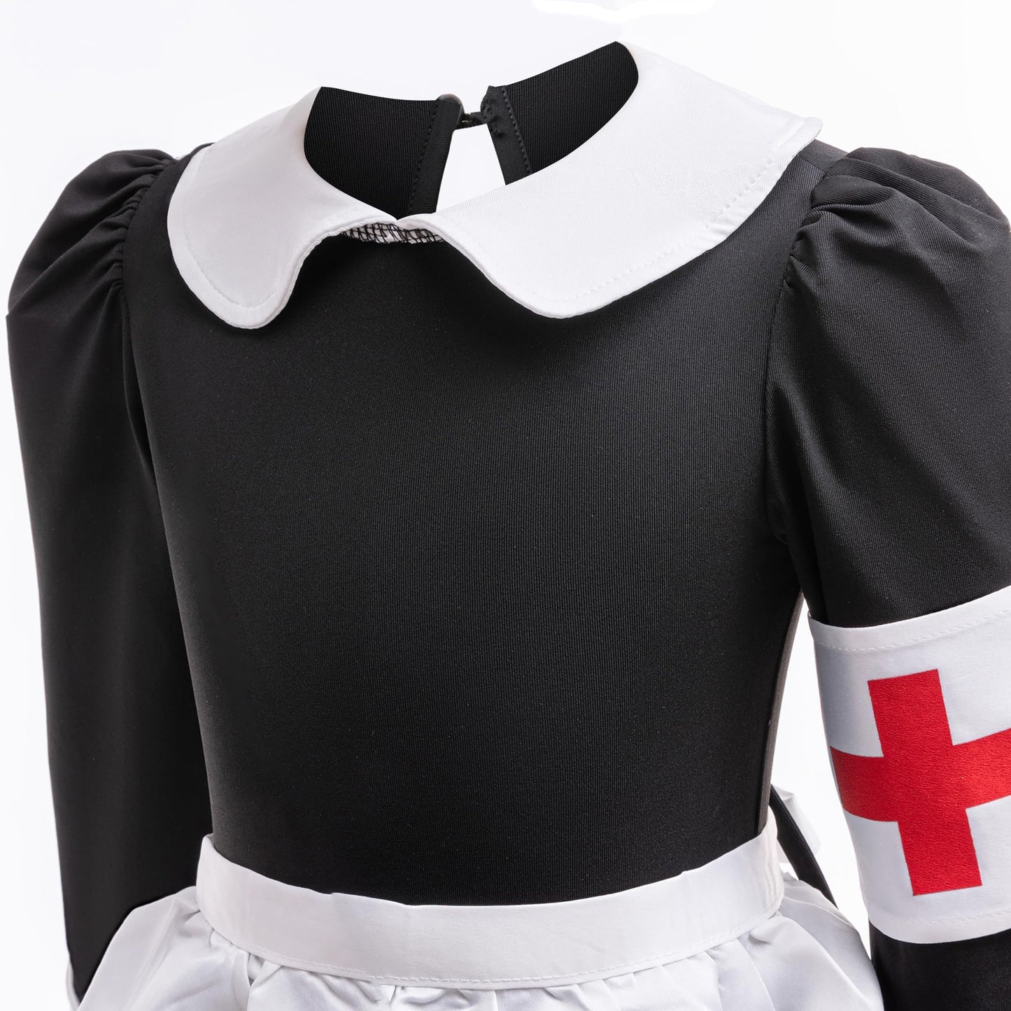 Coolproud Wartime Girl Nurse Costume 4Pcs Includes Dress Apron Hat Armband