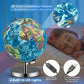 Goplus Illuminated Globes Of The World With Stand, 9’’ Rotating 3 In 1 World Globe W/Constellation Stars, Led Night Light, Geography Educational Globe For Classroom, Office, Decorative, Kids Learning