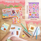 Tageenla Scratch and Sniff Stickers, 72 Sheets, 1500+ Scented Food Themes, Colorful Paper Stickers for Classroom Rewards