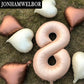 Jonhamwelbor 40 Inch Light Brown Number 8 Balloon Caramel Large Big Giant Helium Mylar Foil Number Balloon With Heart Balloons F