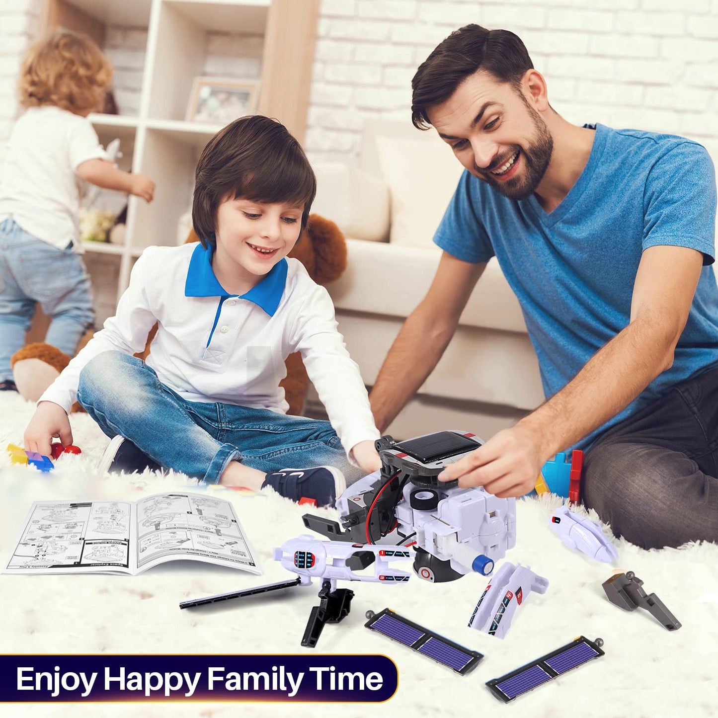 Stem Toys For Kids Ages 8-12, Solar Robot Science Kits Gifts For 8-14 Year Old Teen Boys Girls, 120Pcs Building Experiments For Teenage Ages 9 10 11 13