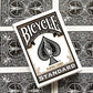 Bicycle Black Playing Cards - Standard Index, 1 Deck, Classic Design for Card Games and Collecting