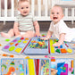 Gojmzo Busy Board Montessori Toys For 1 2 3 4 Year Old Boy Girl Birthday Gifts, Busy Book Sensory Toys For Toddlers 1-3, Toddler Toys Age 1-2, 2-4, Learning Educational Toy Travel Activities