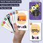 THE BAMBINO TREE Phonics Card Game - Vowel Sounds Learning for Kids, Medium, Cardstock, Purple, 2-8 Players