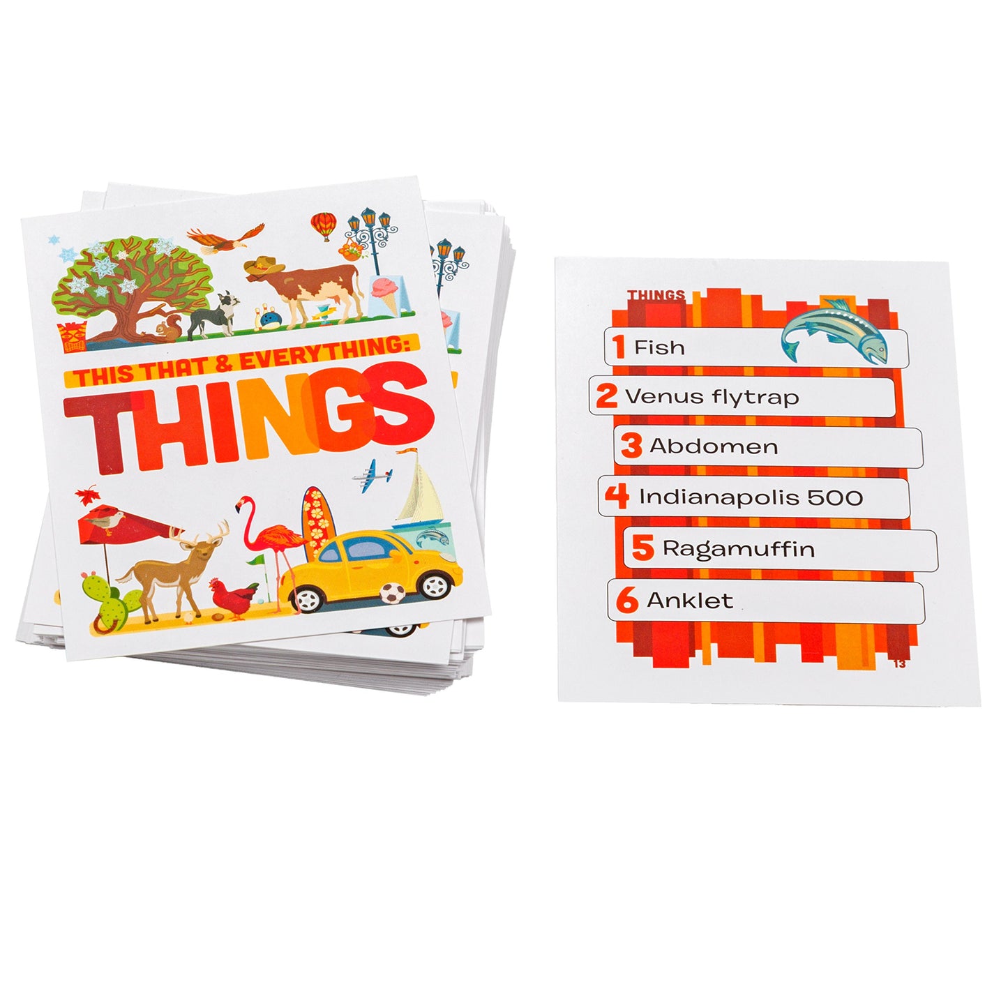 Outset Media This That And Everything: Things – Travel Sized Trivia Party Game For 4 Or More Players Ages 12 And Up