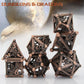 HNCCESG D&D Dice, Dungeons and Dragons Metal Dice Set of 7PC,DND Dice Eagle Design with Role Playing D and D Starter Dice for RP