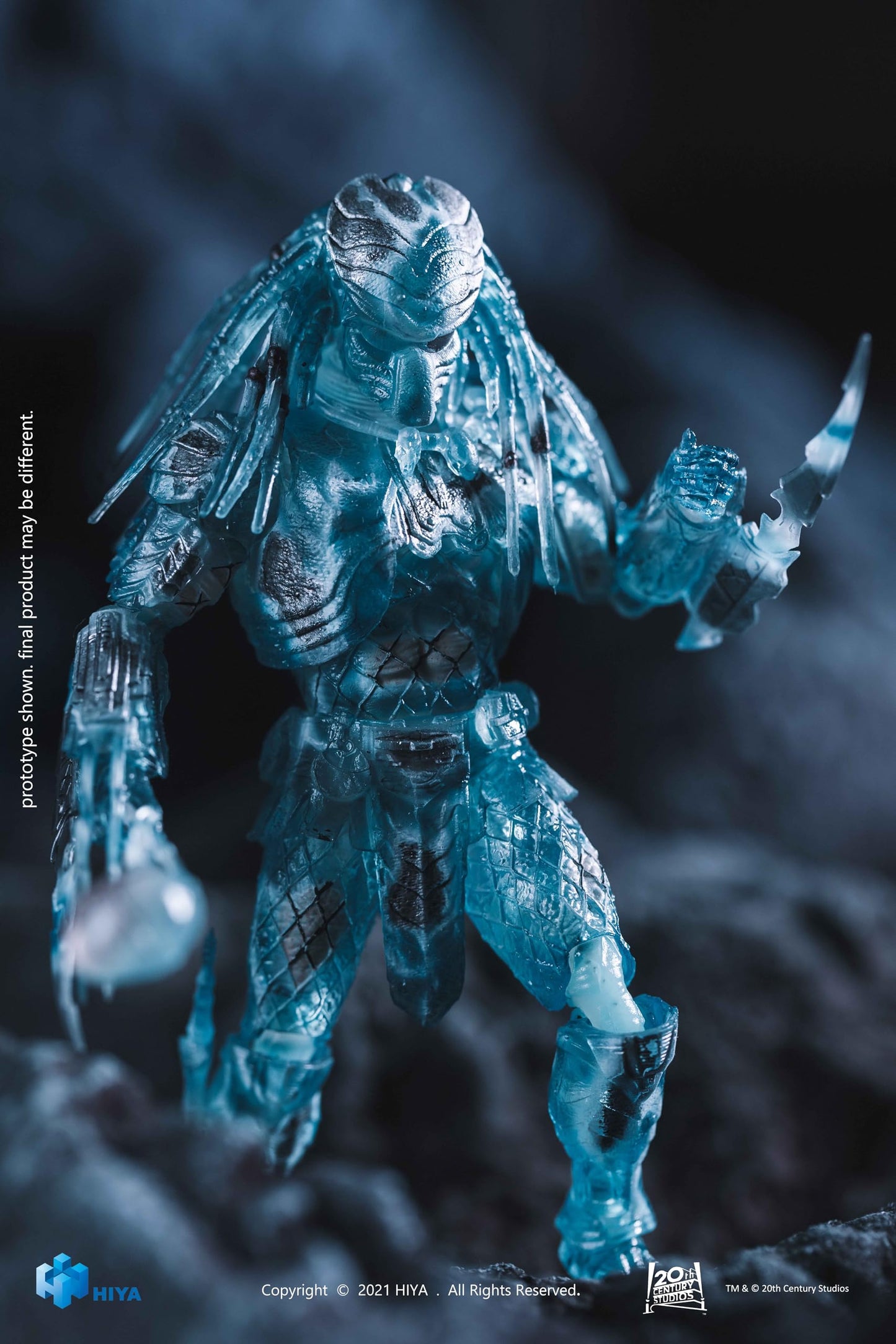 Hiya Toys Exquisite Mini Series 1/18 Scale 5 Inch AVP Active Camouflage Chopper Action Figure