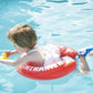 Freds Swim Academy Swimtrainer Classic Red, Baby Pool Float Ring For Babies And Toddlers, 3 Months To 4 Years (13-40 Lb) 18'- 24' Waist Adjustable Aid To Learn Swimming Safely