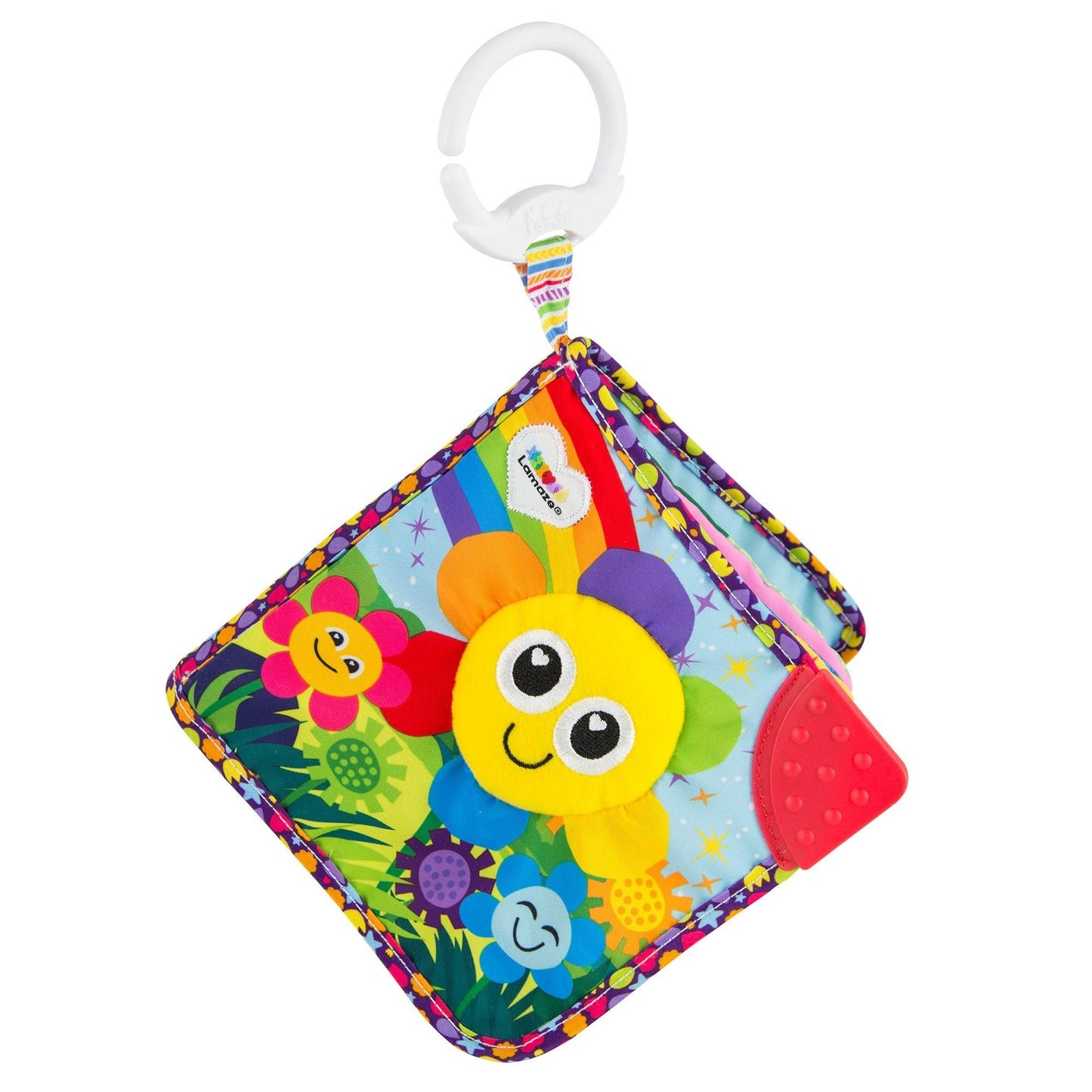 Lamaze Fun With Colors Soft Baby Book - High Contrast Baby Book With Crinkly Cloth Pages - Sensory Books For Babies Ages 6 Months And Up
