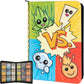 3D Card Binder For Pokemon - Stunning 3D Raised Pk Types Design In Pu Leather With Zipper - Includes 9 Pocket Pages For 360 Card