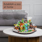 Texxxian Zoo Micro Mini Bricks Desert Building Blocks,Creative Ideals Zoological Park Architecture Toy Present Model For Adults