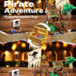 Pirate Ship Building Kit, 2-In-1 Pirate Wharf Building Set For Adults, Building Toys Gift For Kids Boys 8-12, Compatible With Le
